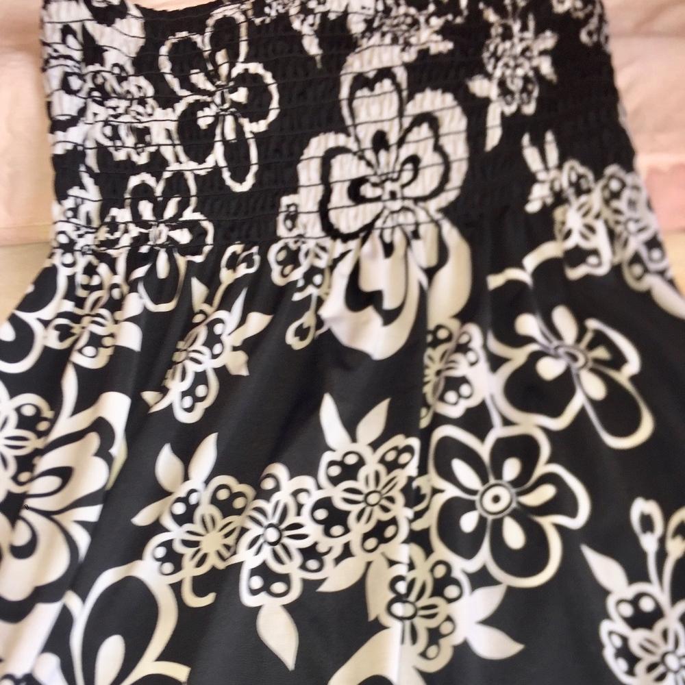 Black & White Maxi Dress